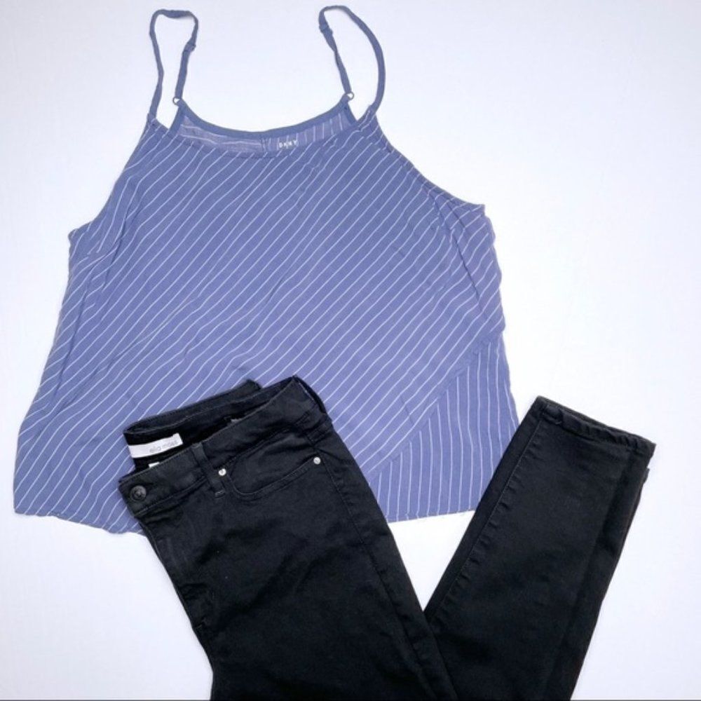 Asymmetrical Striped Minimalist Tank